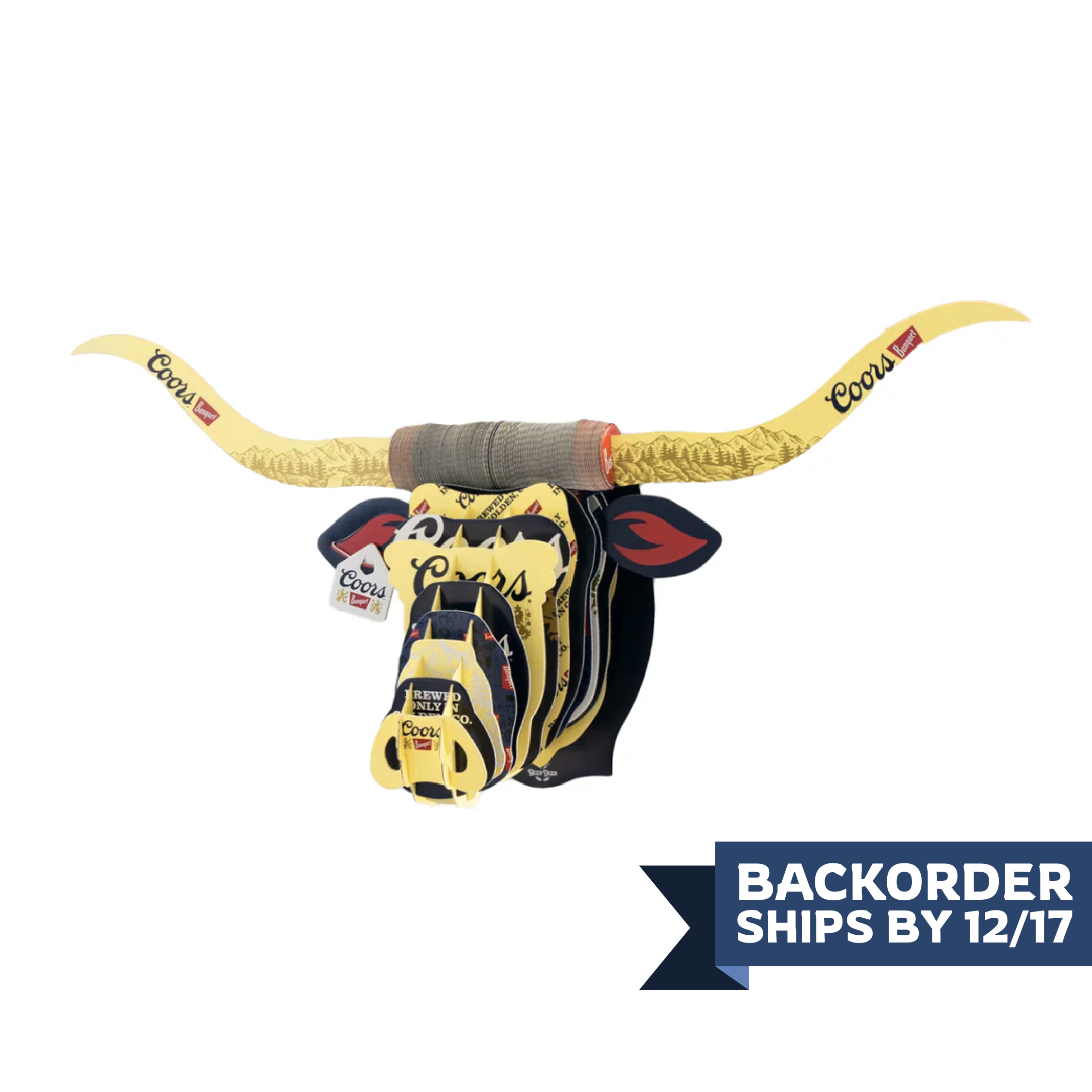 Coors Banquet Longhorn - BACKORDER (Ships by 12/17)