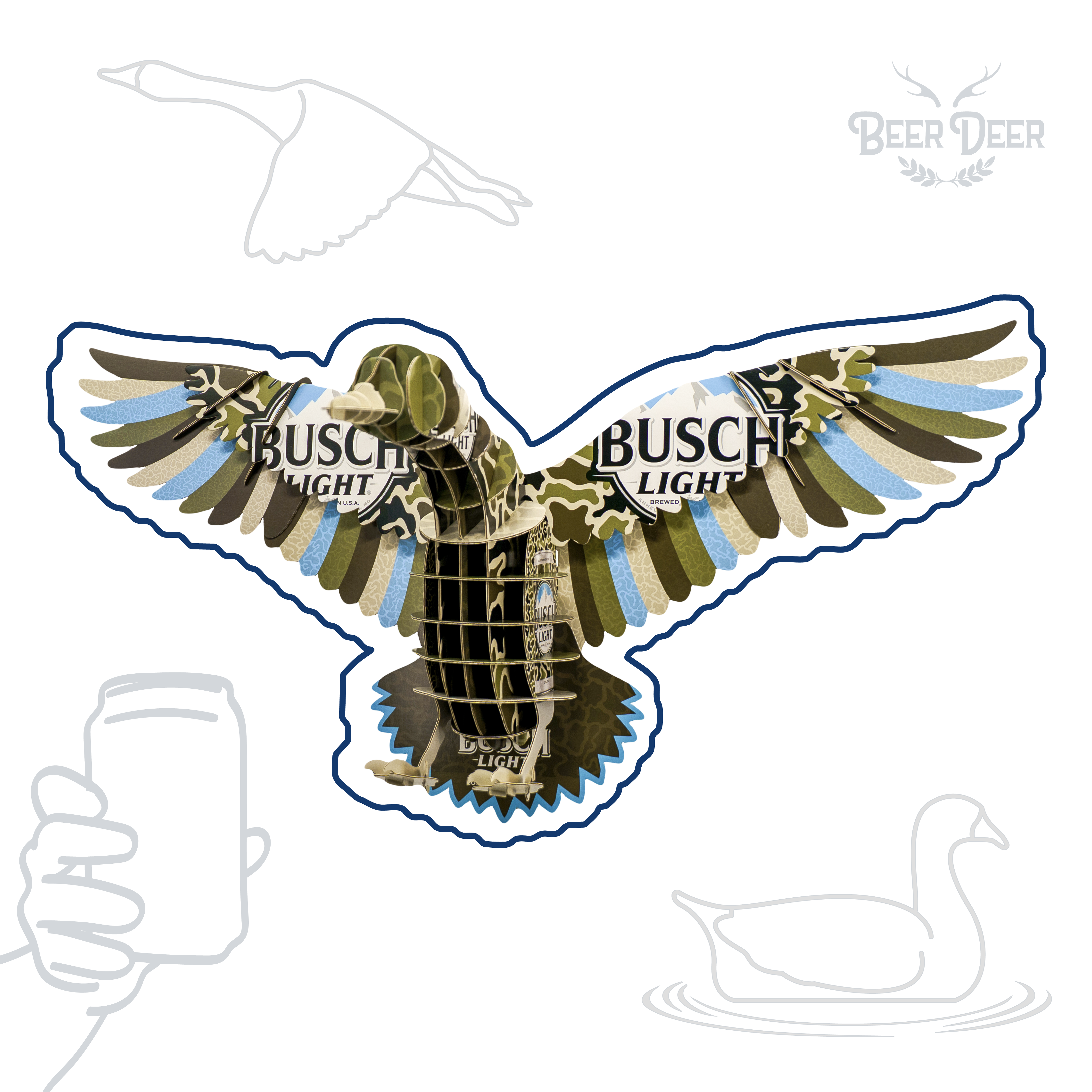 Busch Light Camo Duck - BACKORDER (Ships by 12/17)