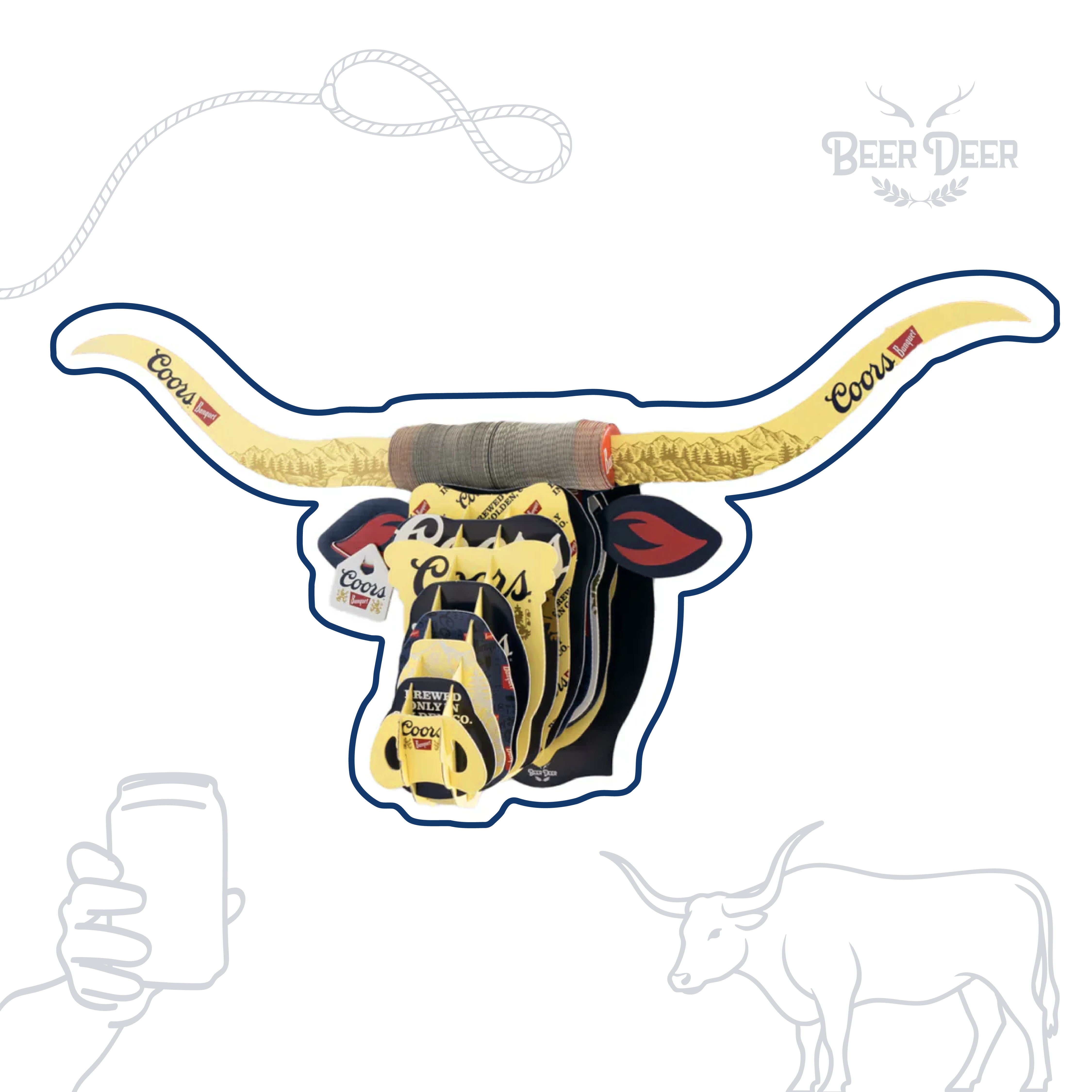 Coors Banquet Longhorn - BACKORDER (Ships by March 31)