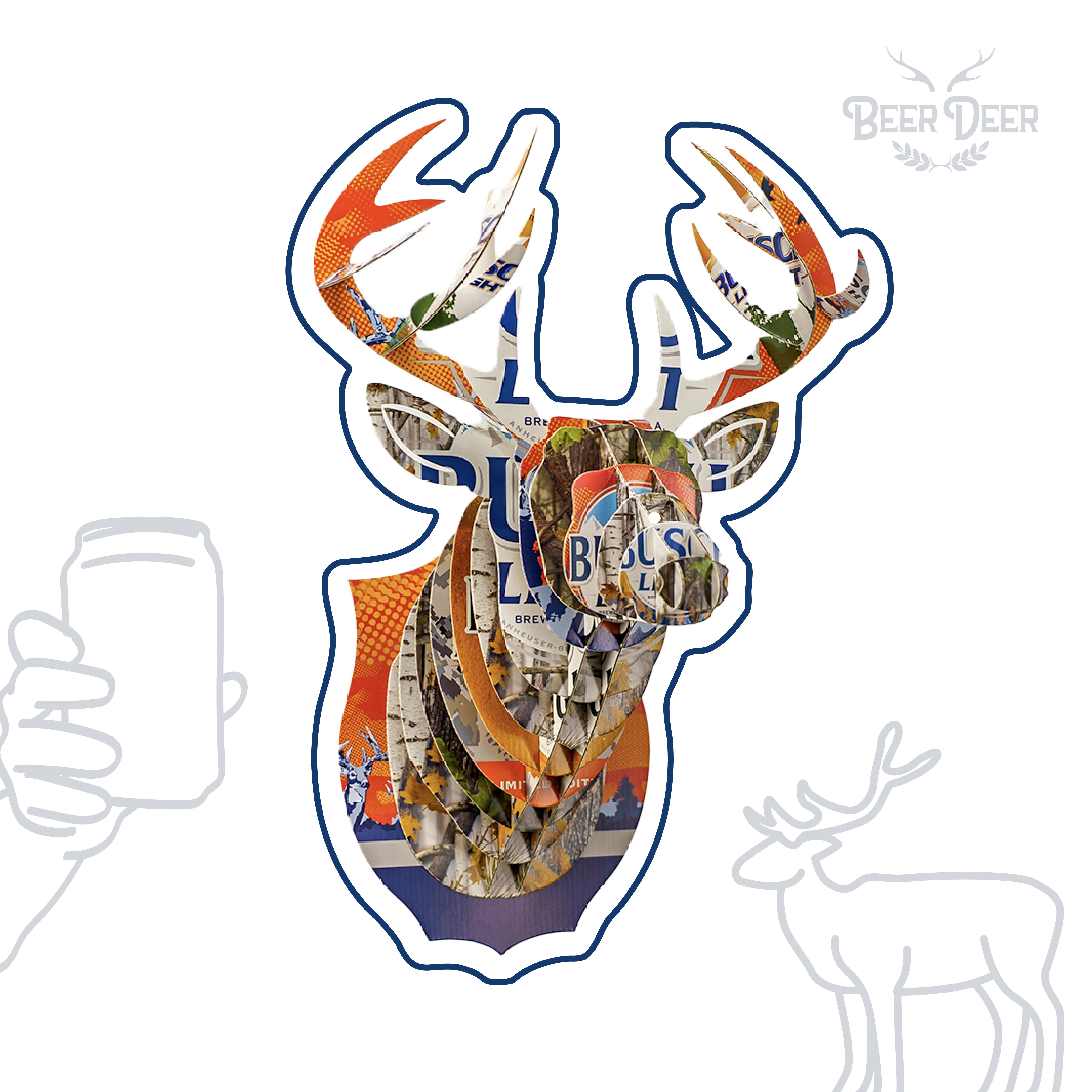 Camo Busch Light Deer - BACKORDER (Ships by 12/17)