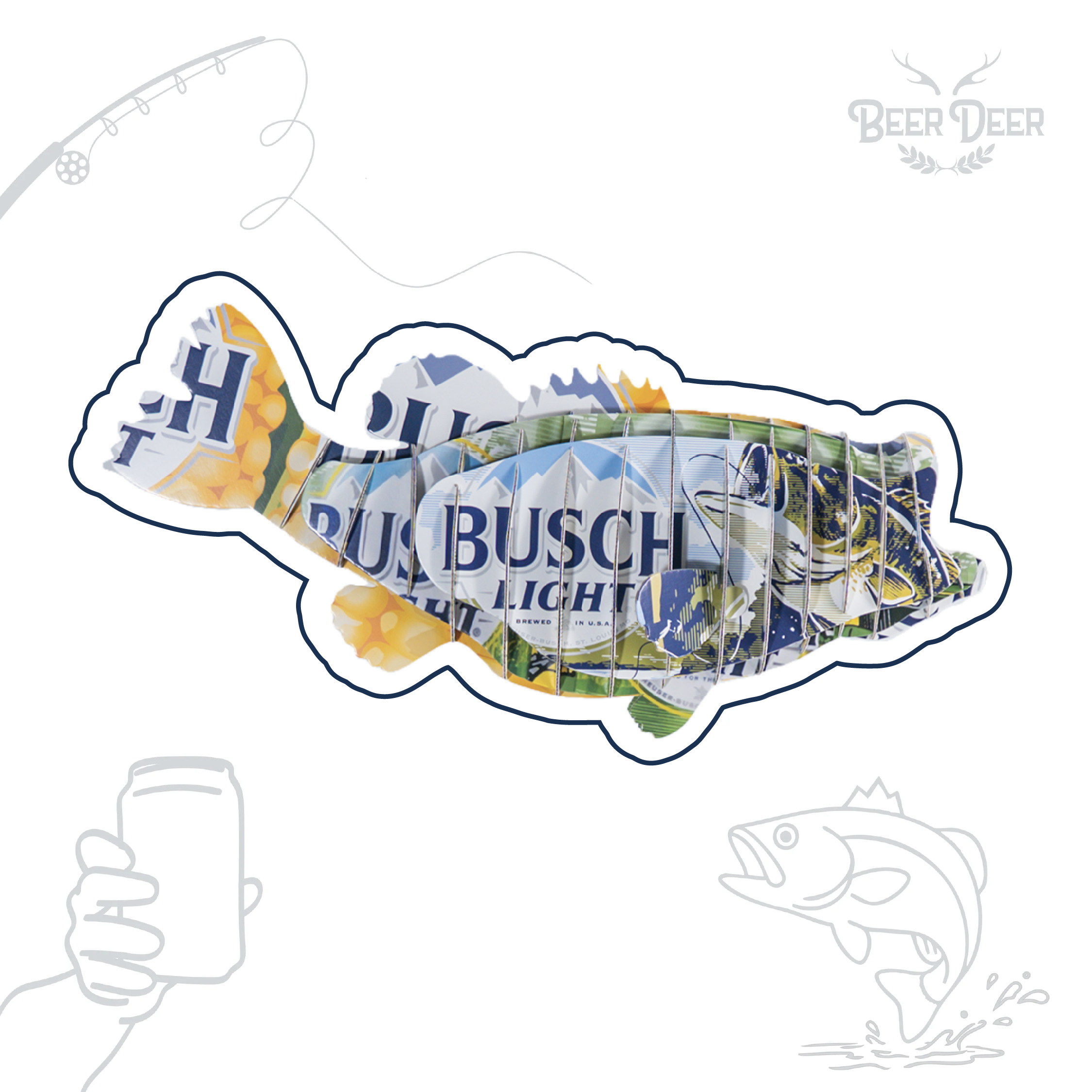 Busch Light Bass - BACKORDER (Ships by March 31)