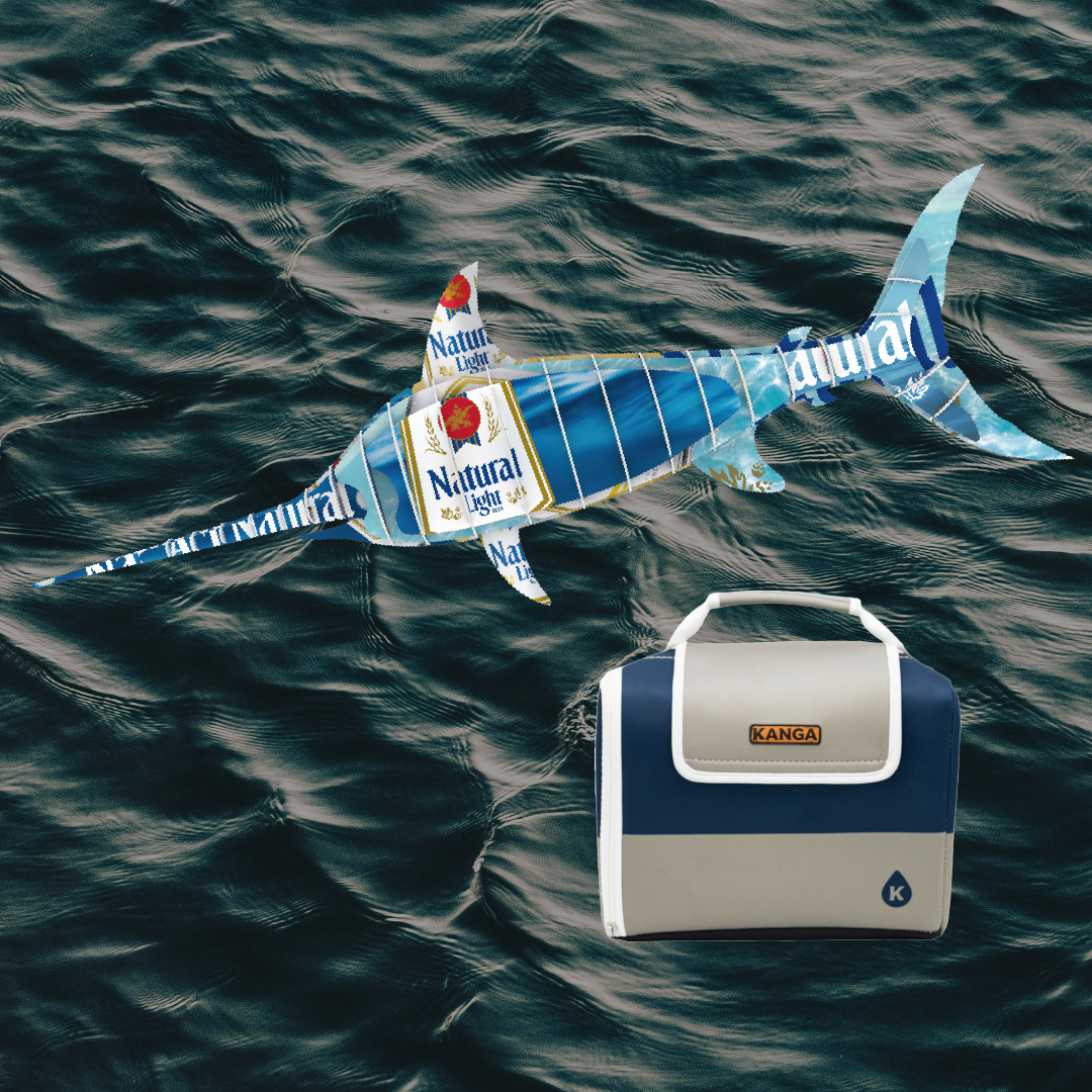 Natural Light Marlin and Neptune Kase Mate Bundle