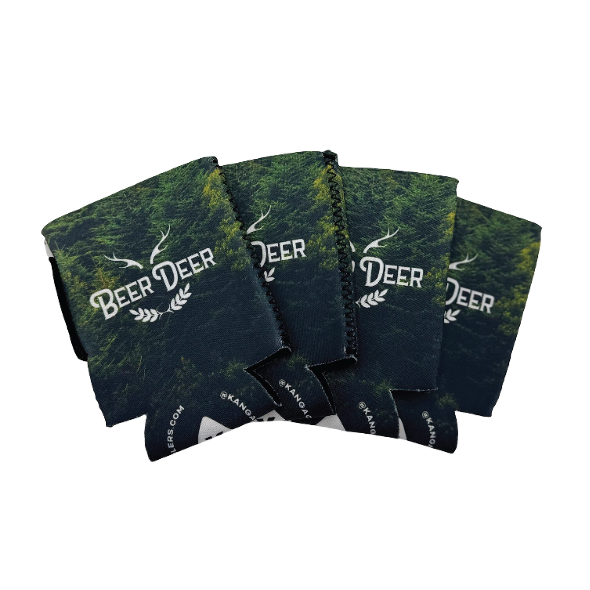 4-Pack Beer Deer Koozies